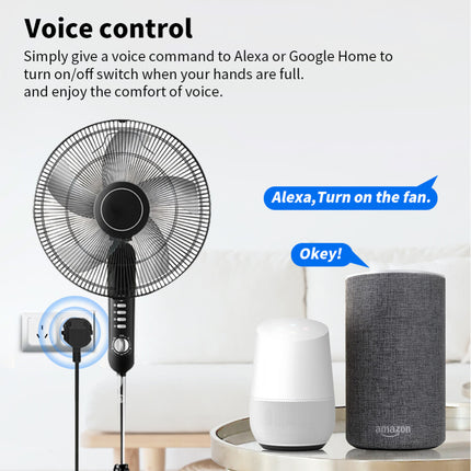 16A Smart WiFi & Zigbee AU Plug Voice Control Outlet for Alexa & Google Home