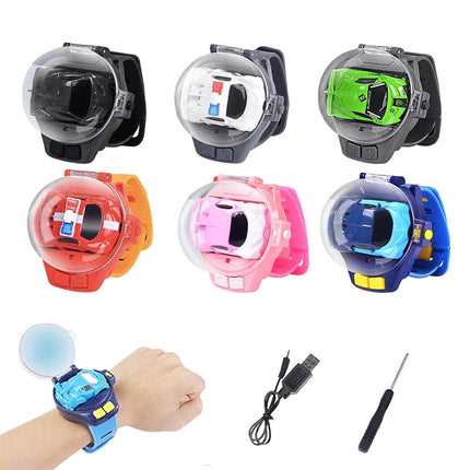 Car Toys Watch RC  Toy RC Mini Remote Control Car Watch Rechargeable Kids Gift