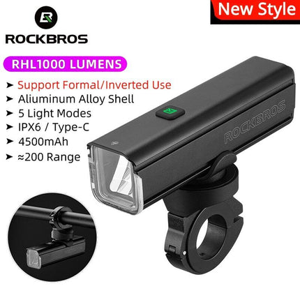 200/400/1000LM Bike Front Lamp USB LED Bicycle Light Waterproof Rechargeable AU