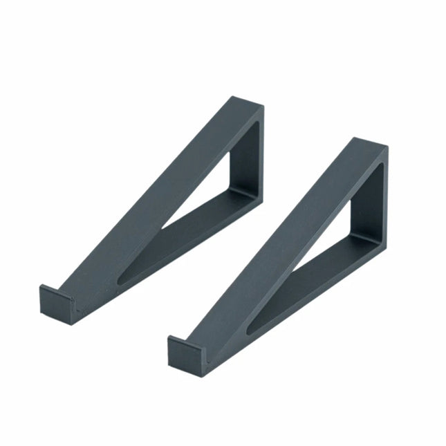 1 Pair Portable Raised Keyboard Stand - Adjustable Angle Computer Keyboard Riser with Monitor Holder, Ergonomic Desktop Stand for Office/Home Use, Black