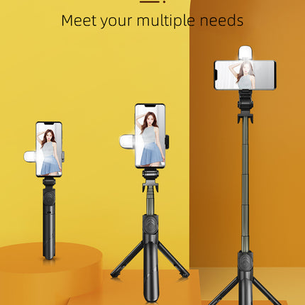 Flexible Tripod Holder Stand Selfie Stick With Bluetooth Remote For IOS Android