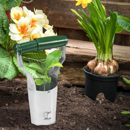 Hand Bulb Planter Soil Insertion Flower Sowing Grass Planting Spade Garden Tool