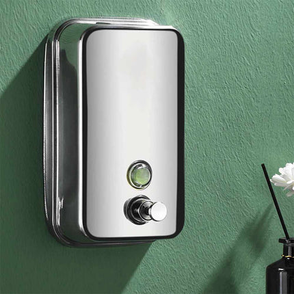 500ML Wall Mounted Stainless Steel Hand Soap Dispenser Bathroom Liquid Soap Dispenser