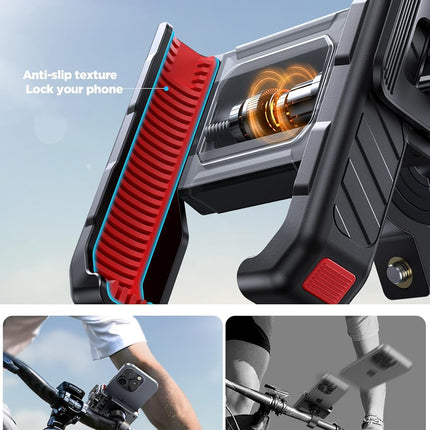 JOYROOM Bike Handlebar Phone Mount Holder for iPhone Samsung 4.7-7"