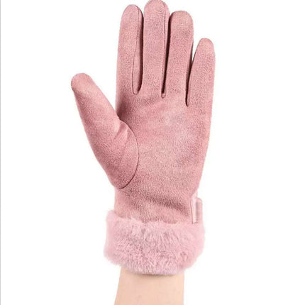 USB Plug-in Heated Gloves Hand Warmer Women Hands Ladies Winter Gloves