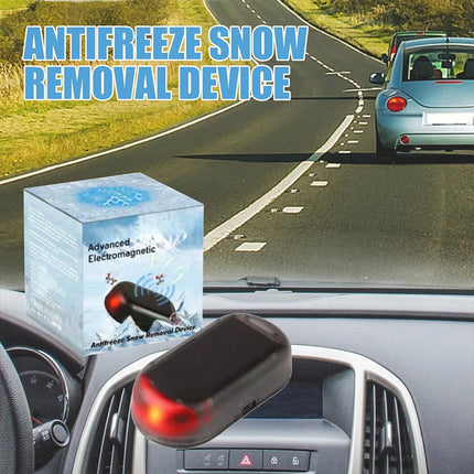 2PC Car Electromagnetic Interference Device, Antifreeze Accessory, Portable Snow Remover Tool