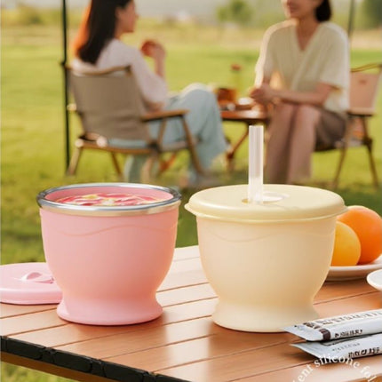 Portable Collapsible Silicone Travel Cup for Camping Outdoor Use