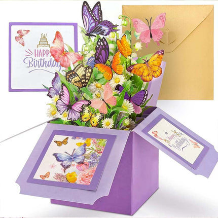 3D Pop Up Birthday Card | Thoughtful Greeting Card for Mum, Wife, Daughter & Niece