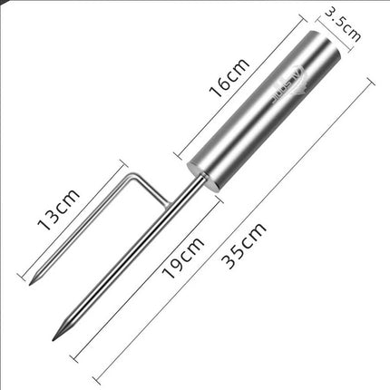 Metal Fishing Rod Holder Utility Pole Ground Stand Support for Lake Beach River