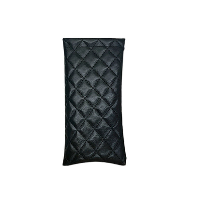 Glasses Case Pouch PU Leather Spring Close Soft Case Glasses / Sunglasses/ Phone