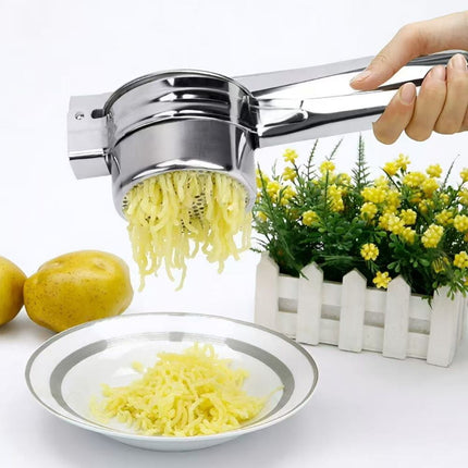 Manual Stainless Steel Juicer Vegetable Press for Potato, Lemon, Garlic Color Box Packaging