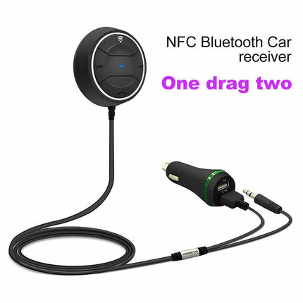 Bluetooth Handsfree Car Kit Bluetooth Music Audio Receiver Wireless NFC AUX