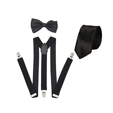 1920s Men's Prom Party Top Hat Pipe Pocket Watch Strap Tie Sets Charm 8 Piece