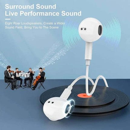 For iPad iPhone X 7 8 11 12 13 14 Pro Max Wired Bluetooth Earphones Headphone