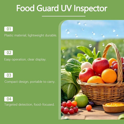 Portable UV Black Light Flashlight for Vegetables Detection