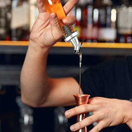 5X Liquor Wine Olive Oil Bottle Pourer Stopper Dispenser Tool Pour Spout Kitcken