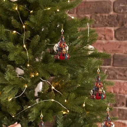 10X Rock Guitar Christmas Tree Pendant Acrylic Christmas Decoration Pendant