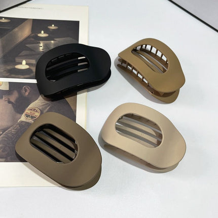 Set Flat Oval Hair Claw for thick Hair Clip For Women Girls Accessories