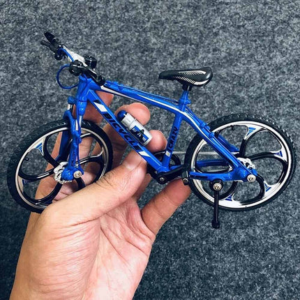 1:10 Mini Mountain Bike Model Diecast Metal Finger Bicycle Racing Toy Collection