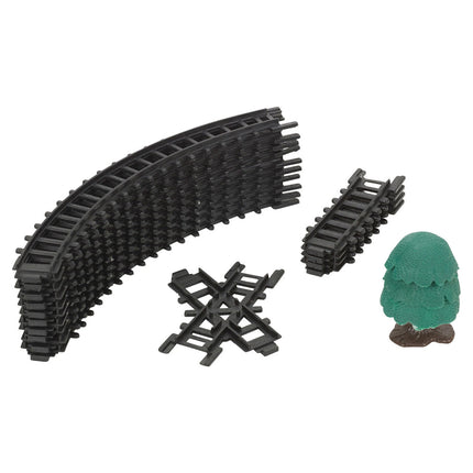 Christmas Tree Train Set - Musical Track with Lights & Santa Decor