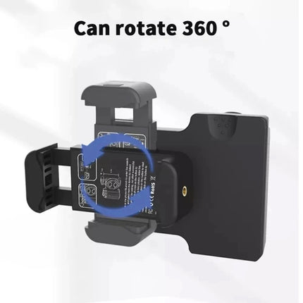 Clip Style Bluetooth Phone Camera Handle Grip, Portable Selfie Stabilizer with Remote Shutter