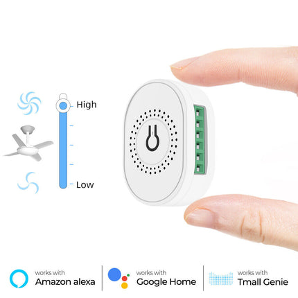 For Tuya Wireless WIFI Ceiling Fan Switch On-off Controller Smart APP Control