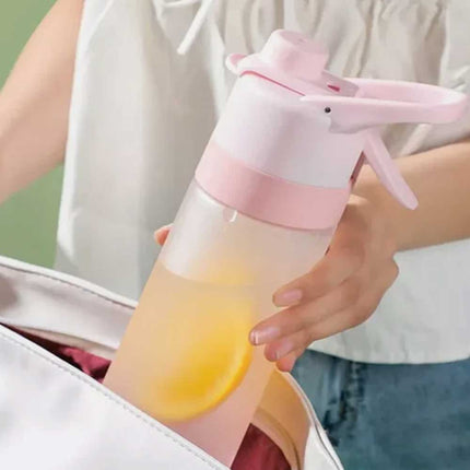 700ml Sport Matte Color Spray Mist Water Bottle Cool Down Drinking Kettle Water Cup