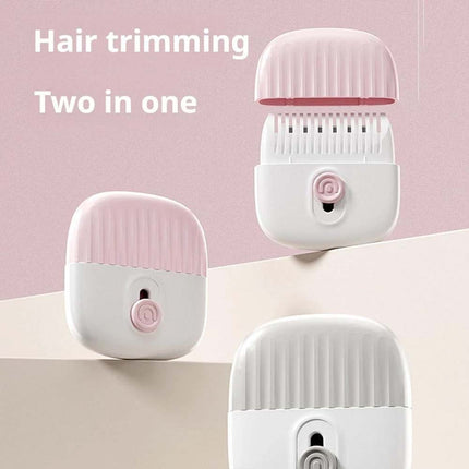 2 In 1 Hair Cutting & Styling Comb, Bangs Trimming & Broken Hair Finishing Tool for Home Grooming
