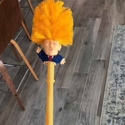 Donald Trump Toilet Brush Bowl Gag Gift Hand Made Home Cleaner Brush Gift Toy