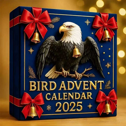 2025 Bird Advent Calendar: 24 - Day Christmas Countdown Gift for Bird Enthusiasts