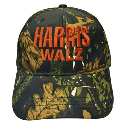 2024 Harris Walz Camo Cap Kamala Harris Tim Walz Election Campaign Hat