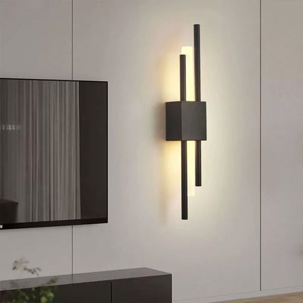 1 Pair Modern LED Wall Lamp Strip Light Living Room Bedroom Lighting Fixture Decors