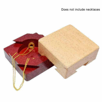 Secret Puzzle Box Brain Teaser Games Wooden Gift Hidden Favo