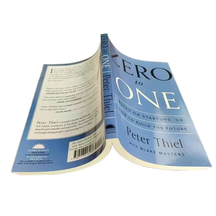 Zero to One: Startup Business Book Written by Peter Thiel & Blake Masters