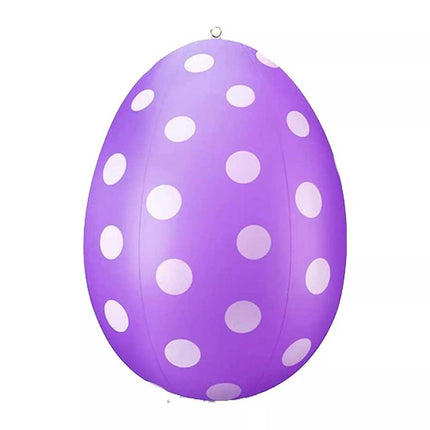 1x RandomColor  Inflatable Easter Egg & Pump Easter Inflatables Outdoor Decor