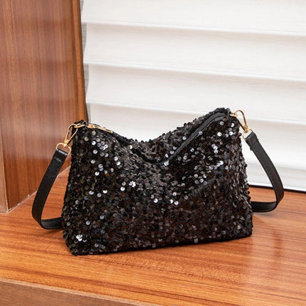 Ladies' banquet, wedding, party dual-use crossbody bag, shining multi-purpose hand-held crossbody bag