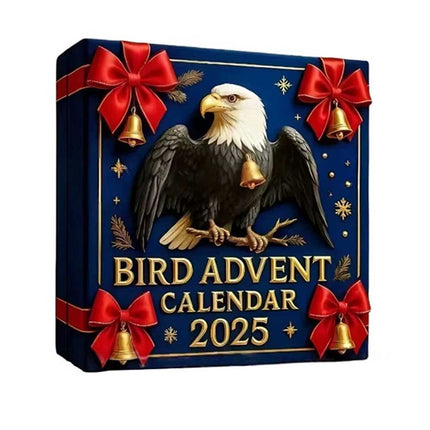 2025 Bird Advent Calendar: 24 - Day Christmas Countdown Gift for Bird Enthusiasts