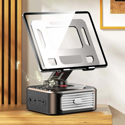 Adjustable Phone & Tablet Stand with Built-in Bluetooth Speaker