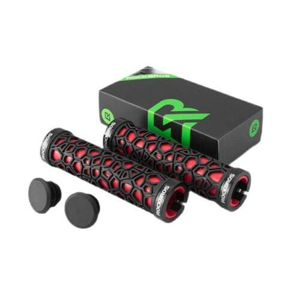 ROCKBROS Bike Bicycle Handlebar Rubber Lock-on Ultraight MTB Grips Anti-skid