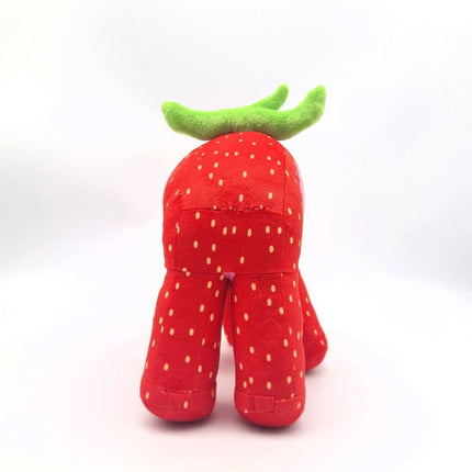 Strawberry Elephant Cute Plush Toy – Ultra-Soft Stuffed Doll, Sweet Gift for Daily Companion