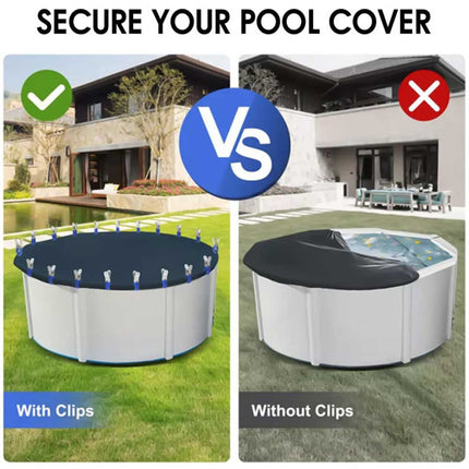 6Pcs 12CM Stainless Steel Pool Cover Clamps