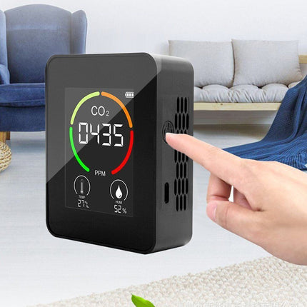 CO2 Monitor with Temperature Humidity Sensor, Air Quality Tester, CO2 Detector