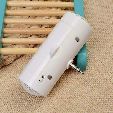2X Mini Portable Speaker, 3.5mm Aux Line-in, Compatible with Tablets & Smartphones