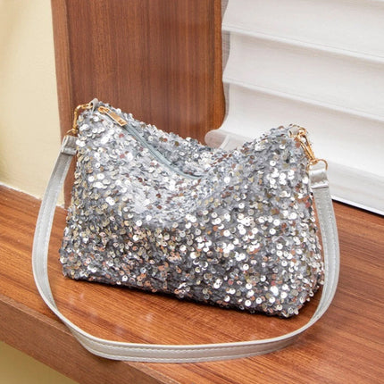 Ladies' banquet, wedding, party dual-use crossbody bag, shining multi-purpose hand-held crossbody bag
