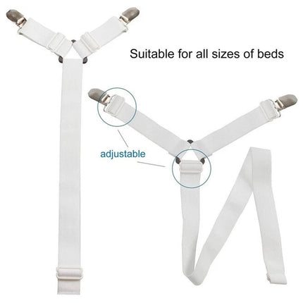 12Clamp Bed Mattress Sheet Clips Holders Fasteners Grippers Straps Suspender Fitted
