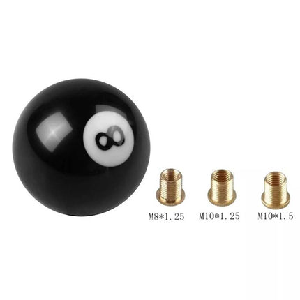 Car Manual 8 pool Ball Gear Knob Shift Stick Universal With Brass Inserts