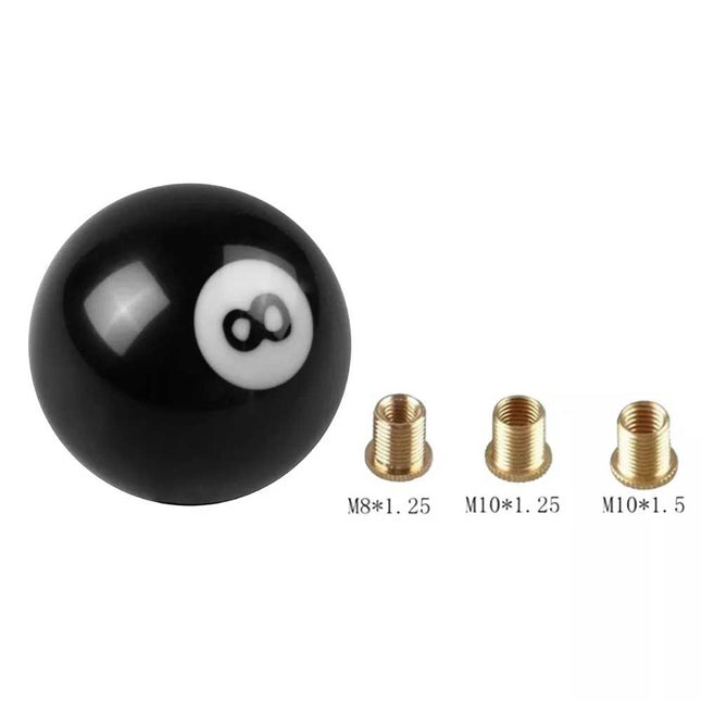 Car Manual 8 pool Ball Gear Knob Shift Stick Universal With Brass Inserts