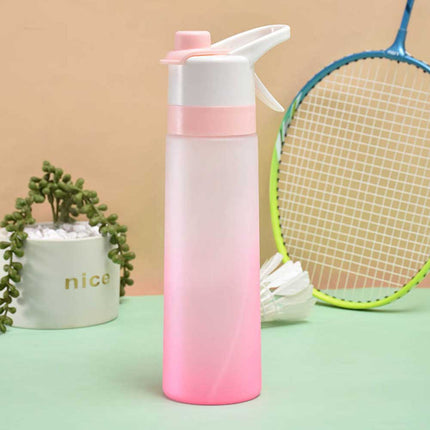 700ml Sport Matte Color Spray Mist Water Bottle Cool Down Drinking Kettle Water Cup