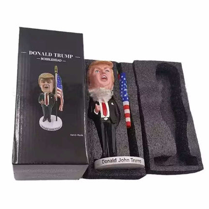 Donald Trump "Keep Fighting" Bobblehead Trumpinator Fight MAGA Patriot Figure