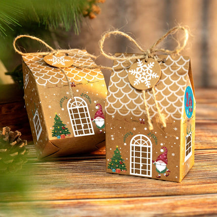 24Pcs Festive Christmas Small Gift Boxes: Cute Candy Boxes & Jewellery Cases, Ideal for Party Favors & Christmas Celebrations